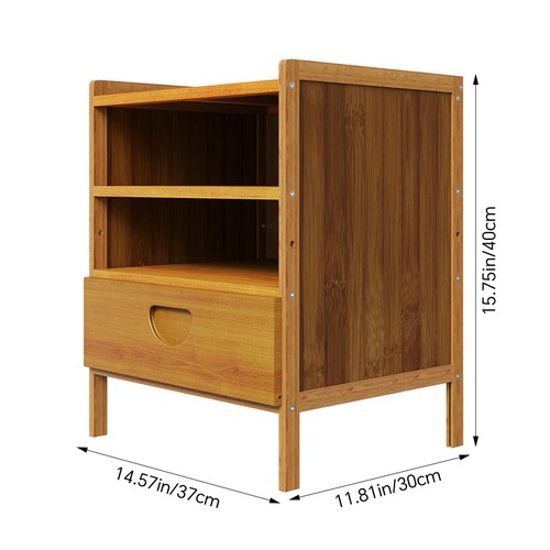 Modern wooden bedroom bedside - modern,