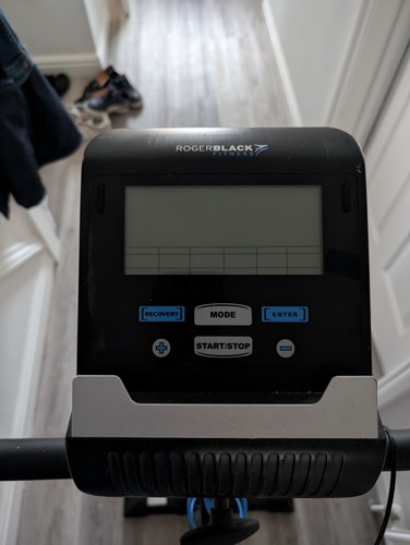 Roger black exercise bike - exercise,
