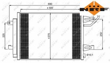 ENGINE CONDENSER AC 350073 NRF