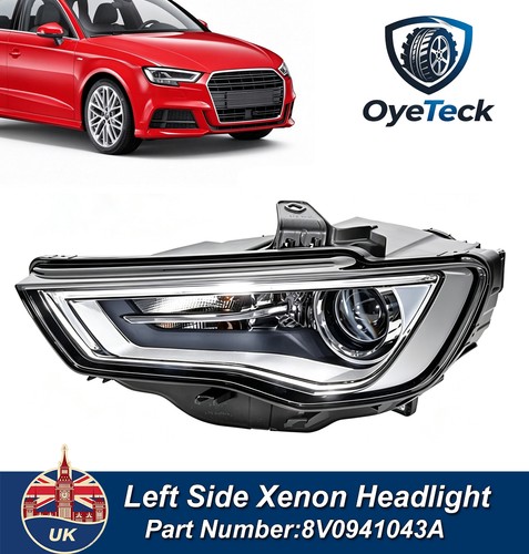 Left side xenon headlight - left,