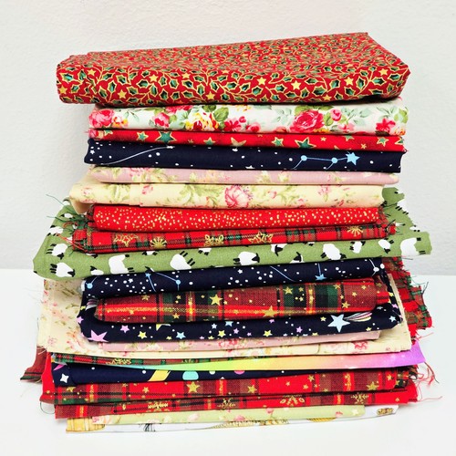 Fabric remnants bundle offcuts - fabric,