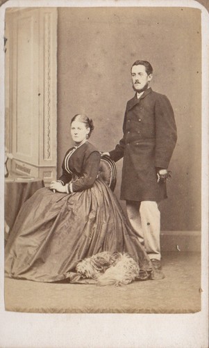 Irvine scotland cdv couple - irvine,