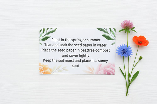 Plantable seed paper care - paper,