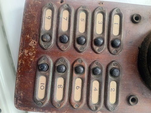 Antique telephone 1940s with - telephone,