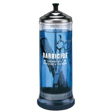 Barbicide Disinfecting Jar For Solution Salon Barber Groomer Instruments 1 Litre
