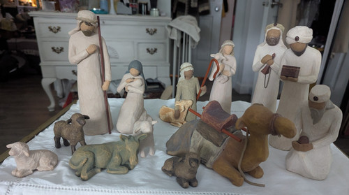 Willow tree nativity piece - willow,