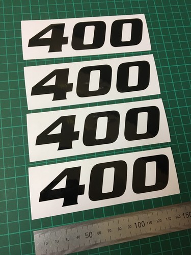 400 stickers decals - (x4),