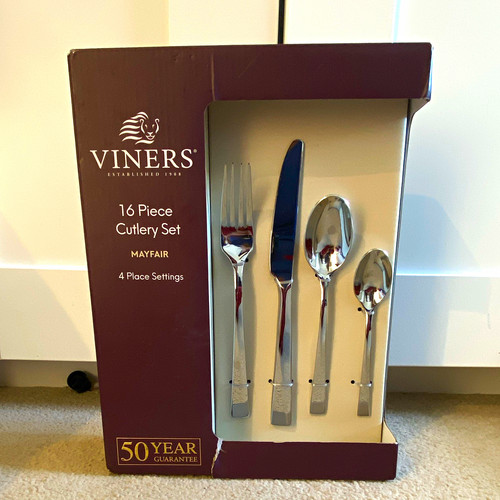 Viners mayfair 16pc stainless - viners,