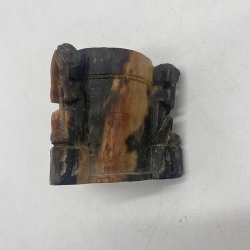 Carved soapstone see hear - soapstone,