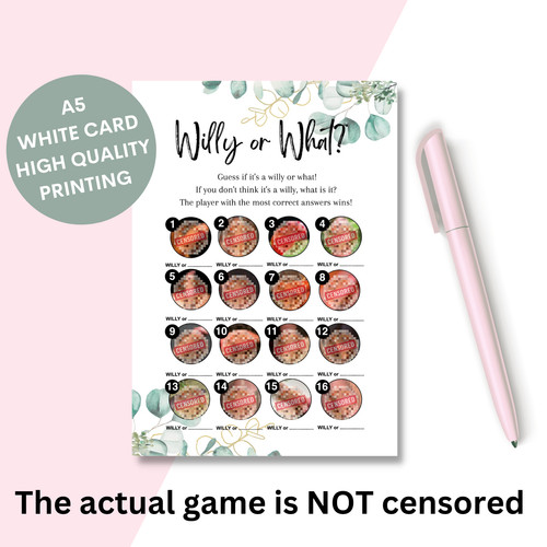Hen party games willy - hen, what