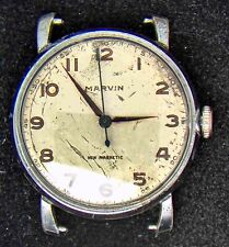 Marvin Men's Military Hand-Wind Cal. 560  Watch -- Running/Repairs