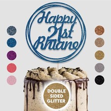 Personalised Cake Topper Happy