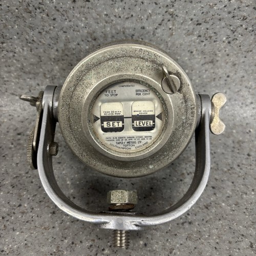 Antique tapley brake meter - tapley,