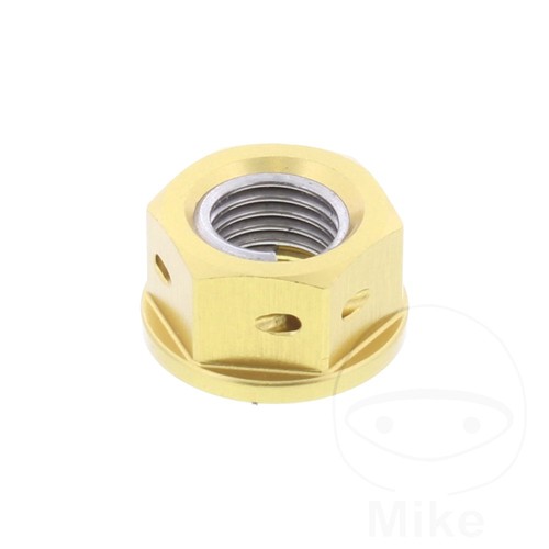 Sprocket nut m10x1 - m10x1.25mm, alu