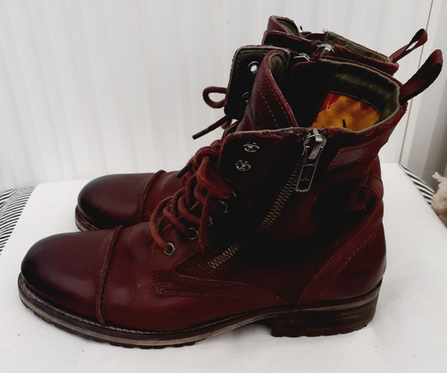 Moshulu biker boots - biker, boots.burgundy