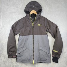 Westbeach Black Gray Yellow Stripe Snowboard Jacket - Size Small Made For West49