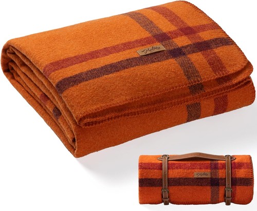 100 wool blanket x 86 - x, 86"