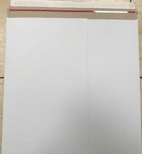 12" LP WHITE BUDGET 350 GSM PEEL & SEAL RECORD MAILERS 1,10,25,50,100,200 +24H D