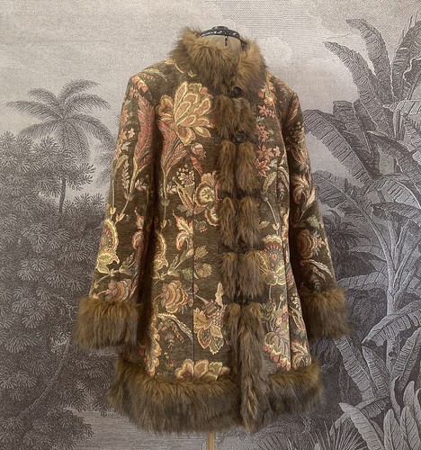 Tapestry afghan coat - coat, joe