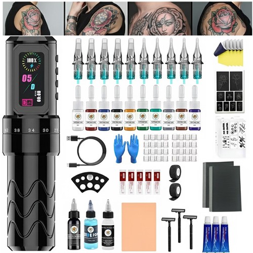 Tattoo kit complete wireless - kit,