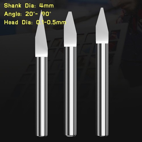 4mm shank carbide flat - carbide,