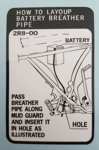 Yamaha rd250c rd250d - rd250d, battery