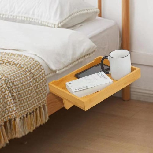 Bamboo clip hanging shelf - bamboo,