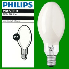 1x 400W Philips Master SON PIA Plus HPS High Pressure Sodium GES E40 Light Bulb
