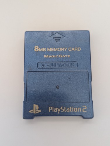 Ps2 memory card blue fujiwork - blue,