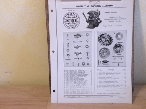 Eisemann magneto model - eisemann, 71-o