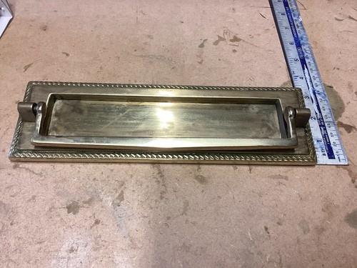 Reclaimed brass reeded - reclaimed,