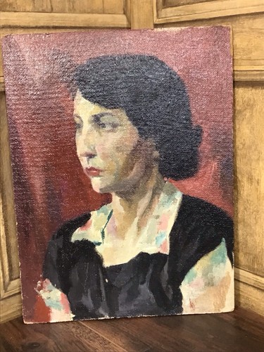 Vintage oil painting portrait - painting,