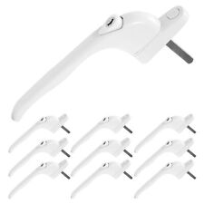 10/20pcs Universal Window Handle Inline Locking Espag Double Glazing White
