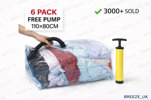 Pack vacuum storage bags - 6,