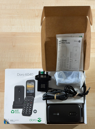 Doro 6040 black unlocked - black,