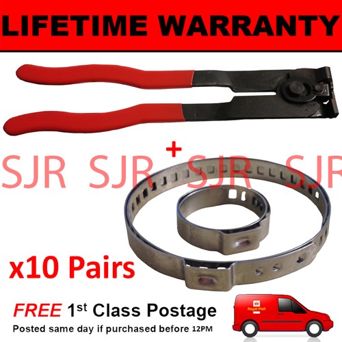 Boot clamps pair x10 ear - clamps,