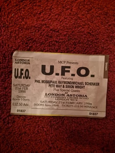 Concert ticket unused - ticket,