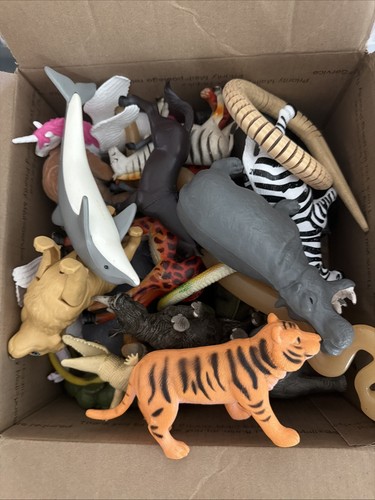 Lot toy animals figure zoo - 53+,
