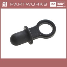 Rubber plug towing eye for
