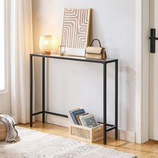 HOOBRO Black Console Table