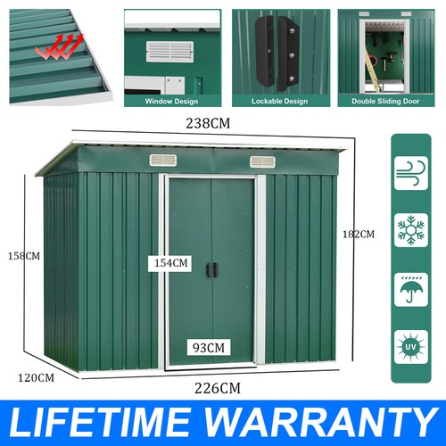 4ft garden storage shed - x,