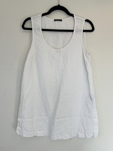 Oska white 100 linen - white, 100%
