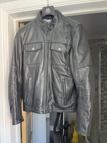Mens leather motorcycle jacket - mens,
