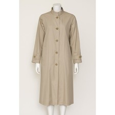 Vintage St Michael Beige Trench Coat Women’s 10 Long Mac Minimalist 90s Y2K