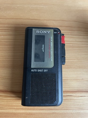 Sony 470 microcassette voice - sony,