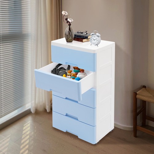 Plastic drawers dresser with - dresser, 5