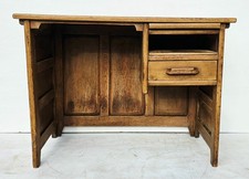Petite Antique Solid Oak Writing Desk, Vintage Desk, For Small Adult or Child