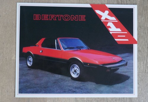Bertone glossy sales - bertone, x1/9: