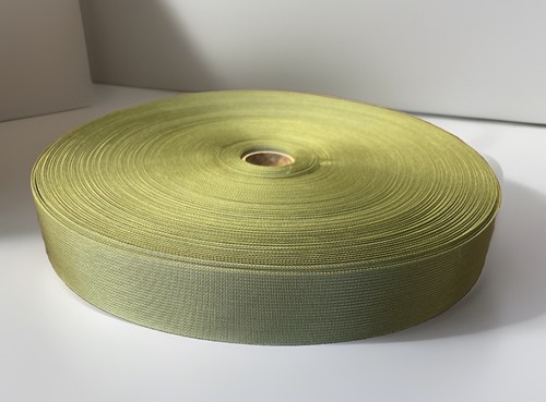 Nylon webbing solid olive - webbing,
