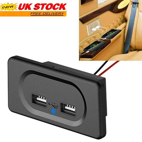 12v dual usb socket - dual, charger